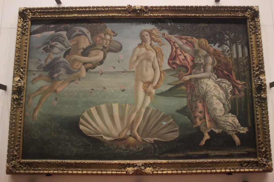 Het beroemde schilderij de geboorte van Venus van Boticelli